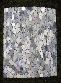 Naravni kamen RF apple green flat mosaic doormat 50cmx70cm